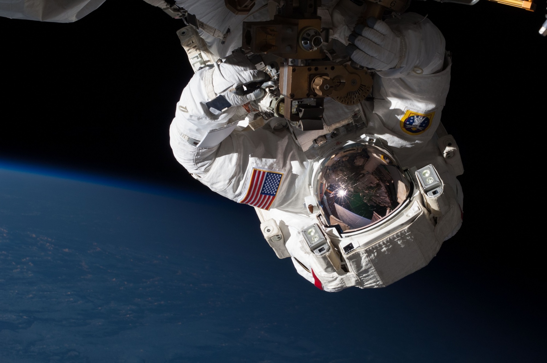 Astronaut Spacewalk Free Domain Picture