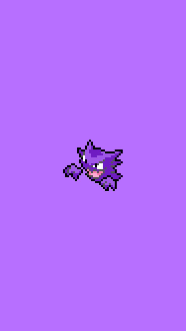 purple pokemon pixel art wallpaper
