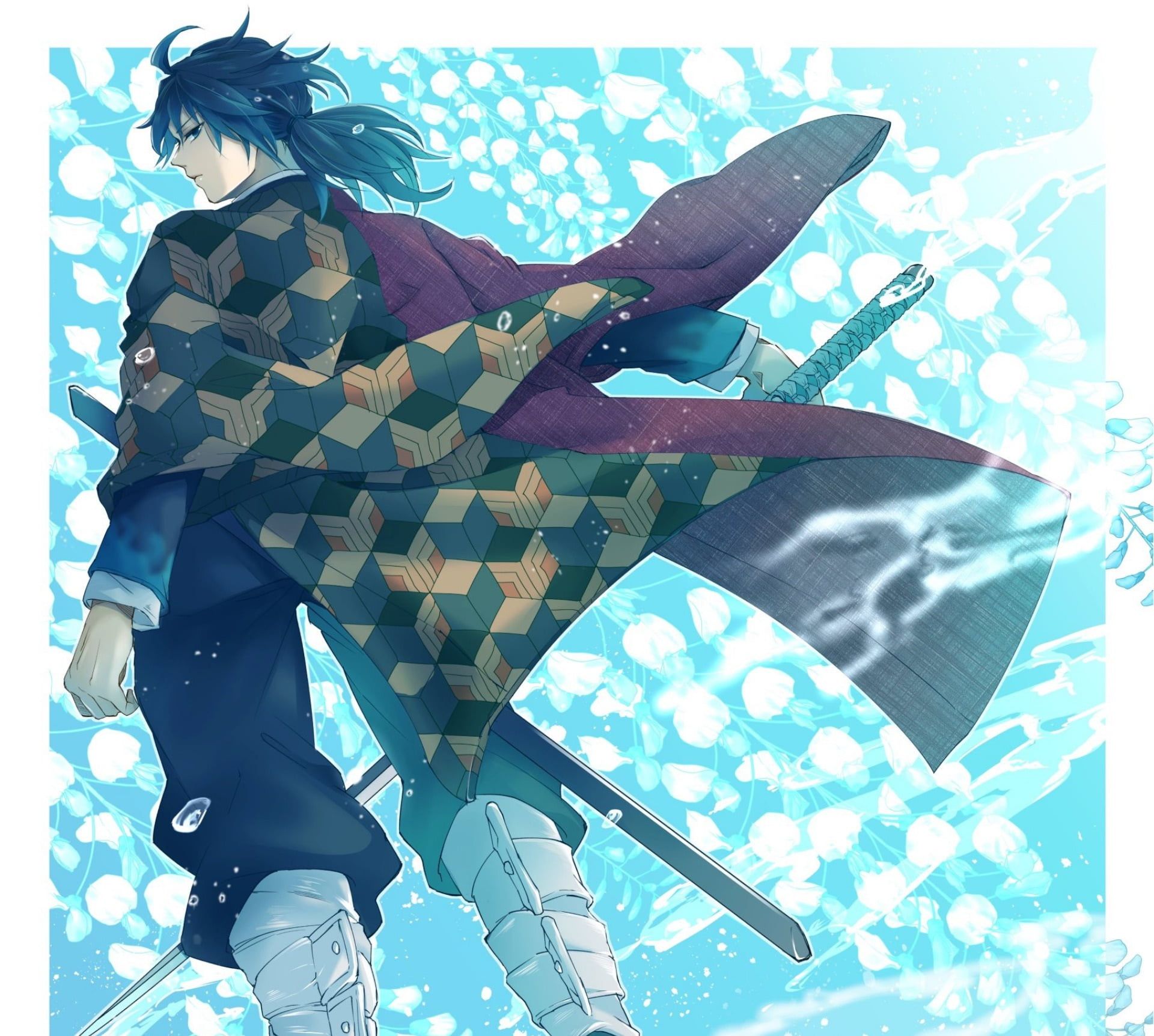 Anime Demon Slayer: Kimetsu no Yaiba Giyuu Tomioka P #wallpaper #hdwallpaper #desktop. Anime, Slayer, Anime demon