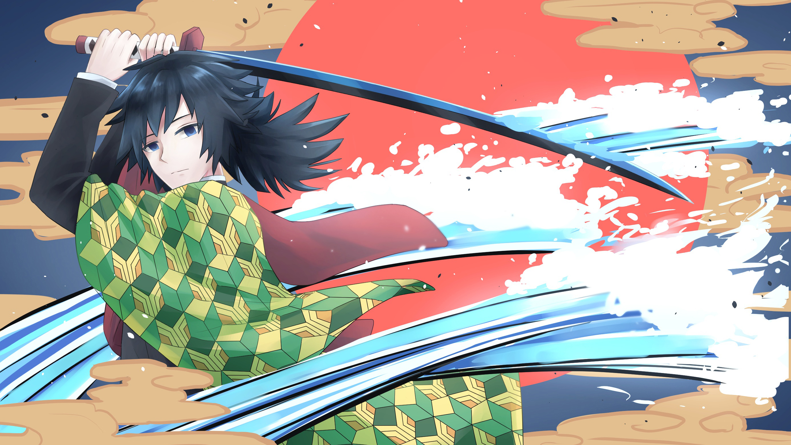 Demon Slayer Giyuu Tomioka Having Sword