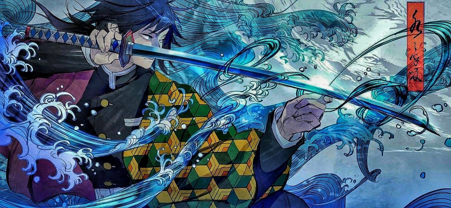 Demon Slayer Tomioka Android Wallpaper