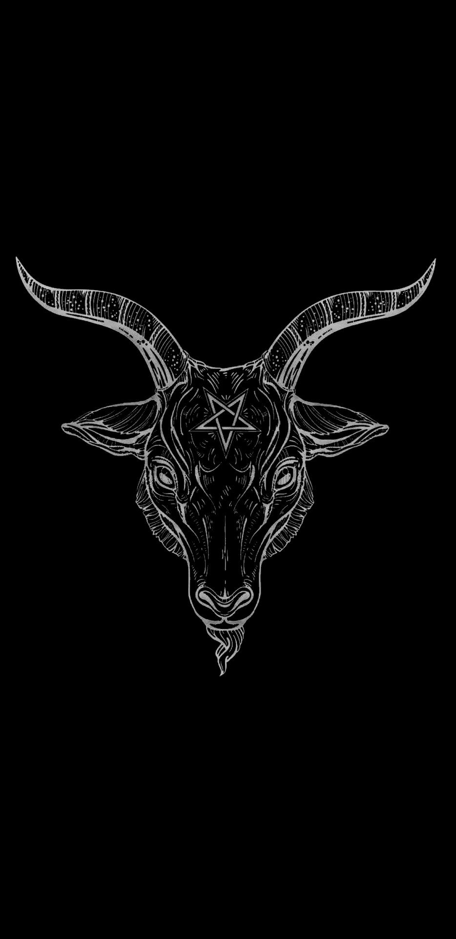 Satan's goat. Satanic art, Edgy wallpaper, Satan drawing