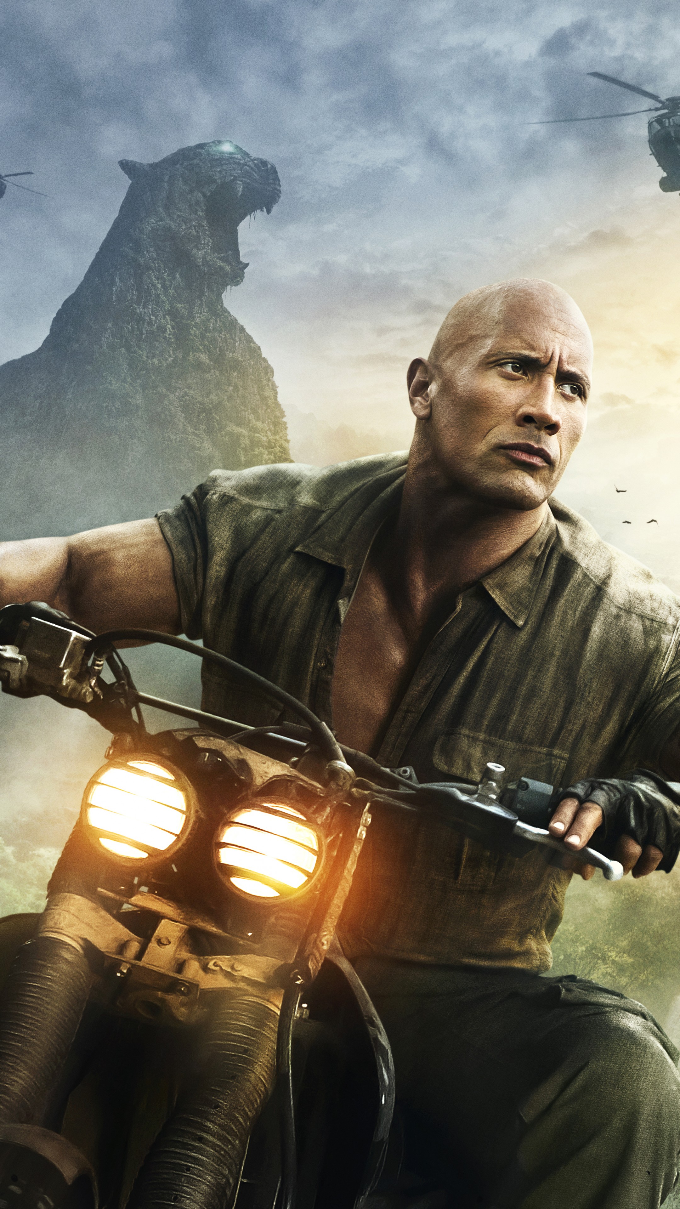 Wallpaper Jumanji: Welcome to the Jungle, Dwayne Johnson, 4k, Movies