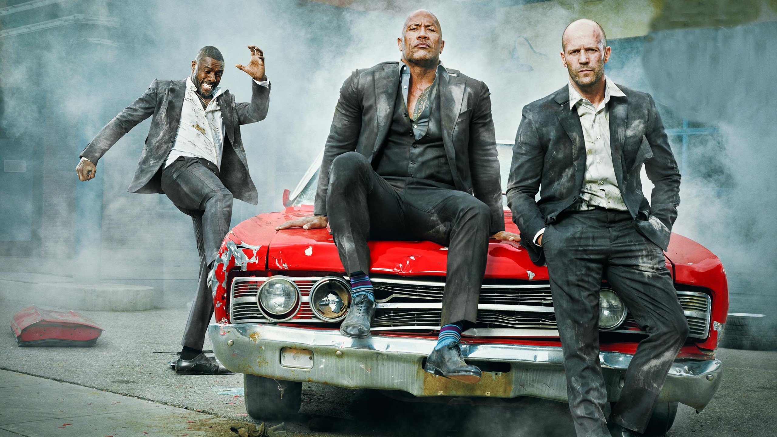 Wallpaper Hobbs And Shaw, Dwayne Johnson, Jason Statham, HD, Movies