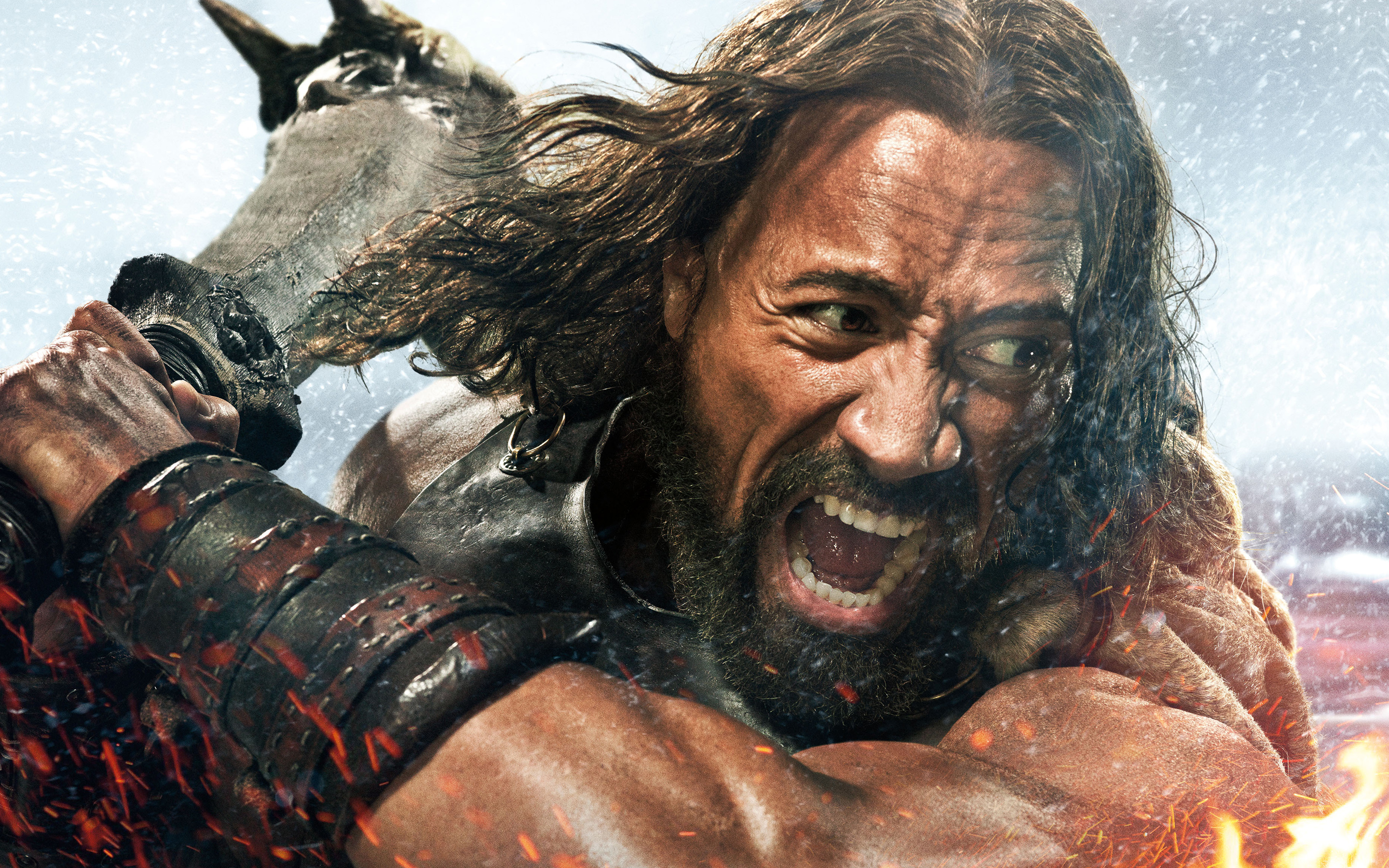 Dwayne Johnson in Hercules HD wallpaper