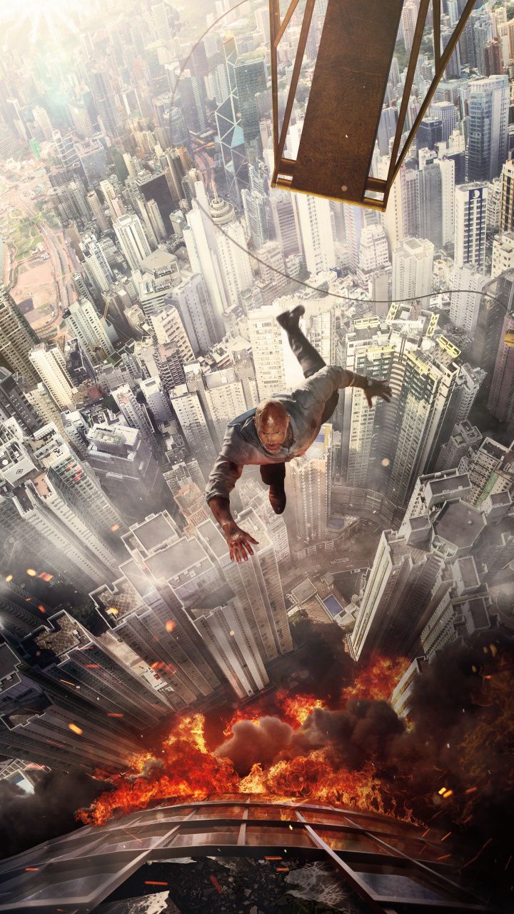 Mind Blowing Wallpaper Skyscraper Dwayne Johnson Movie Jump 7201280 Wallpaper. Dwayne Johnson Movies, Dwayne Johnson, Ride Movie