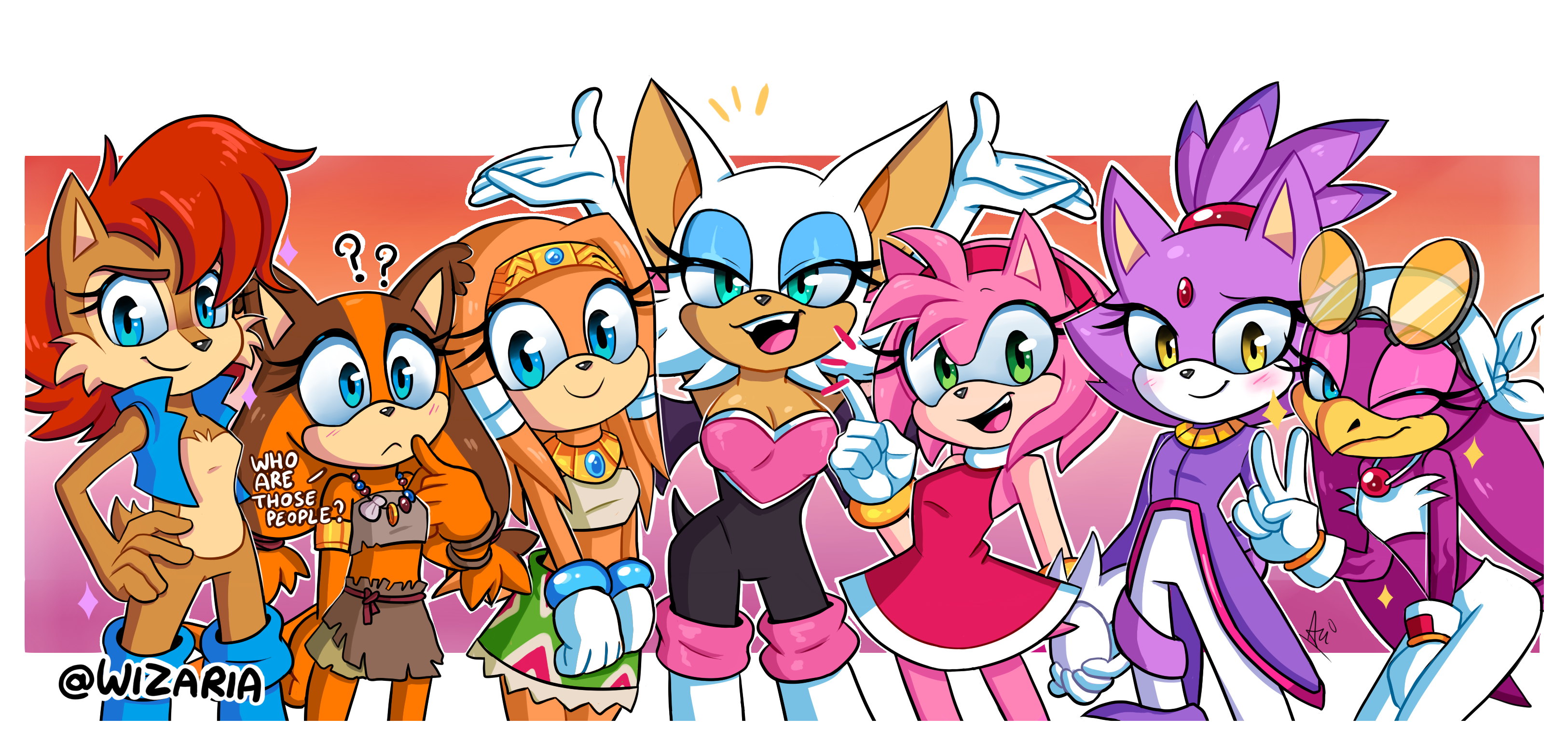 sonic characters as girls