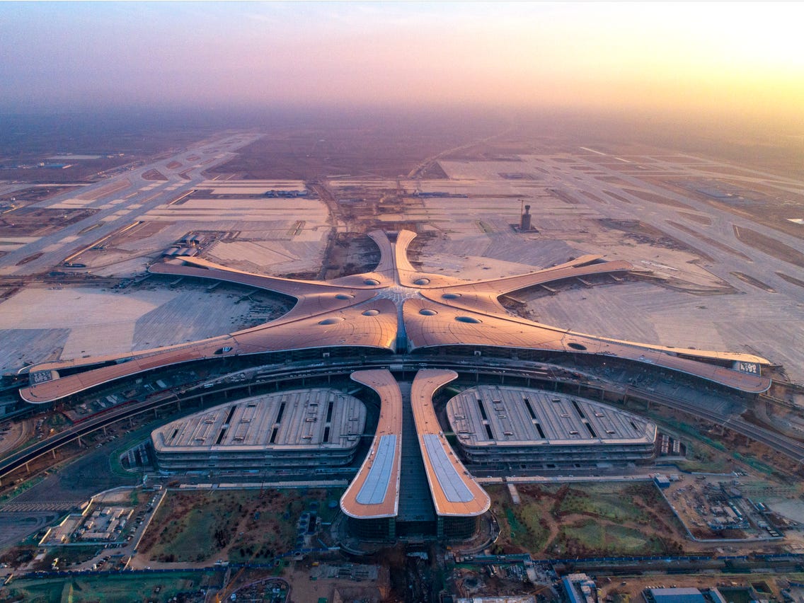 Picture of China's 'Starfish' Airport, the Biggest in the World