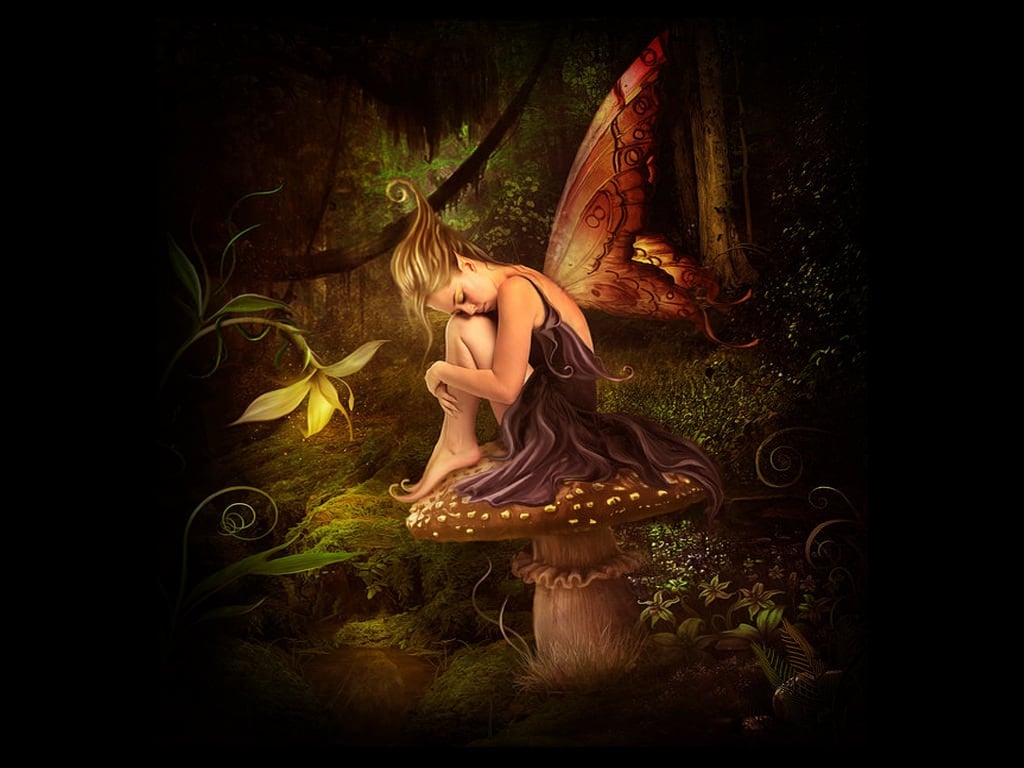 FREE Fantasy Fairy Wallpaper in PSD