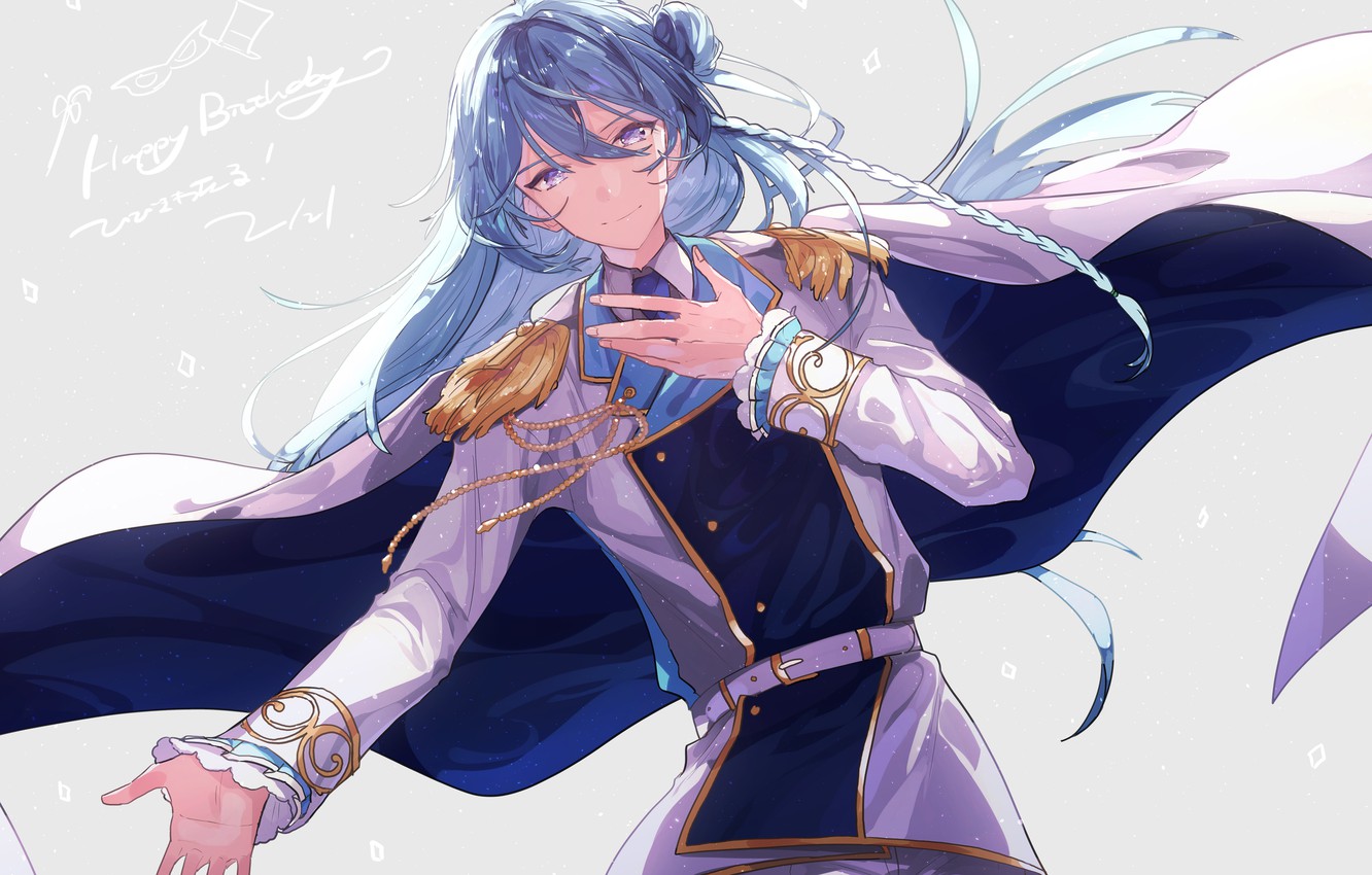 Wallpaper background, art, guy, Ensemble Stars!, Hibiki Wataru image for desktop, section прочее