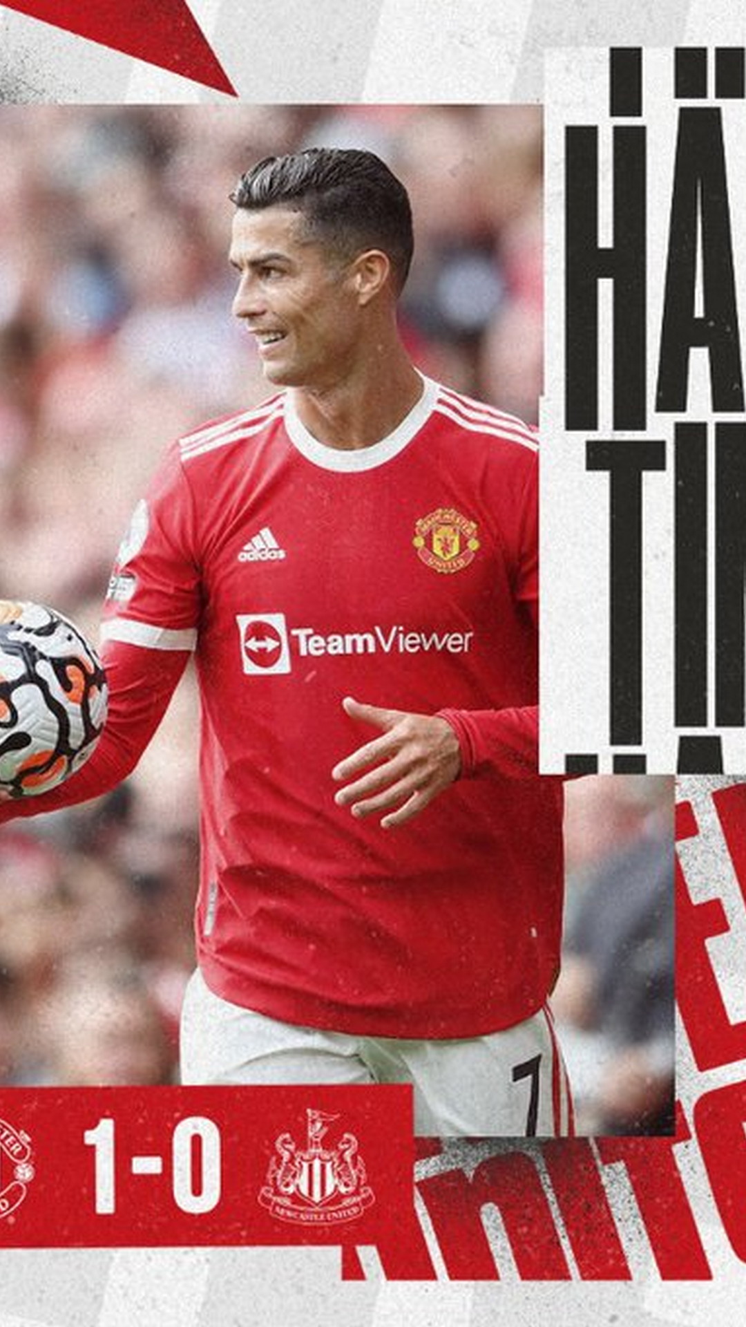iPhone Wallpaper HD Cristiano Ronaldo Manchester United Football Wallpaper