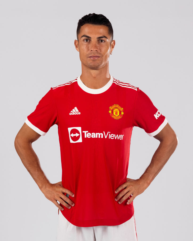 Manchester United release photo of Cristiano Ronaldo wearing new kit