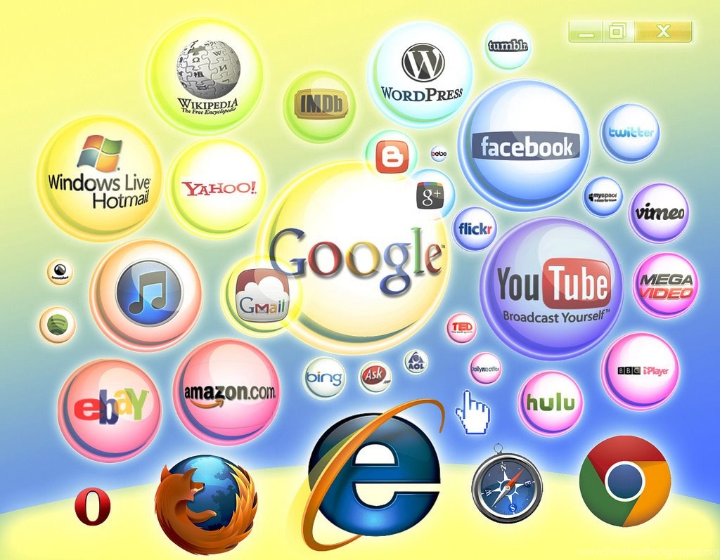 Internet Company Logo Desktop Wallpaper Desktop Background