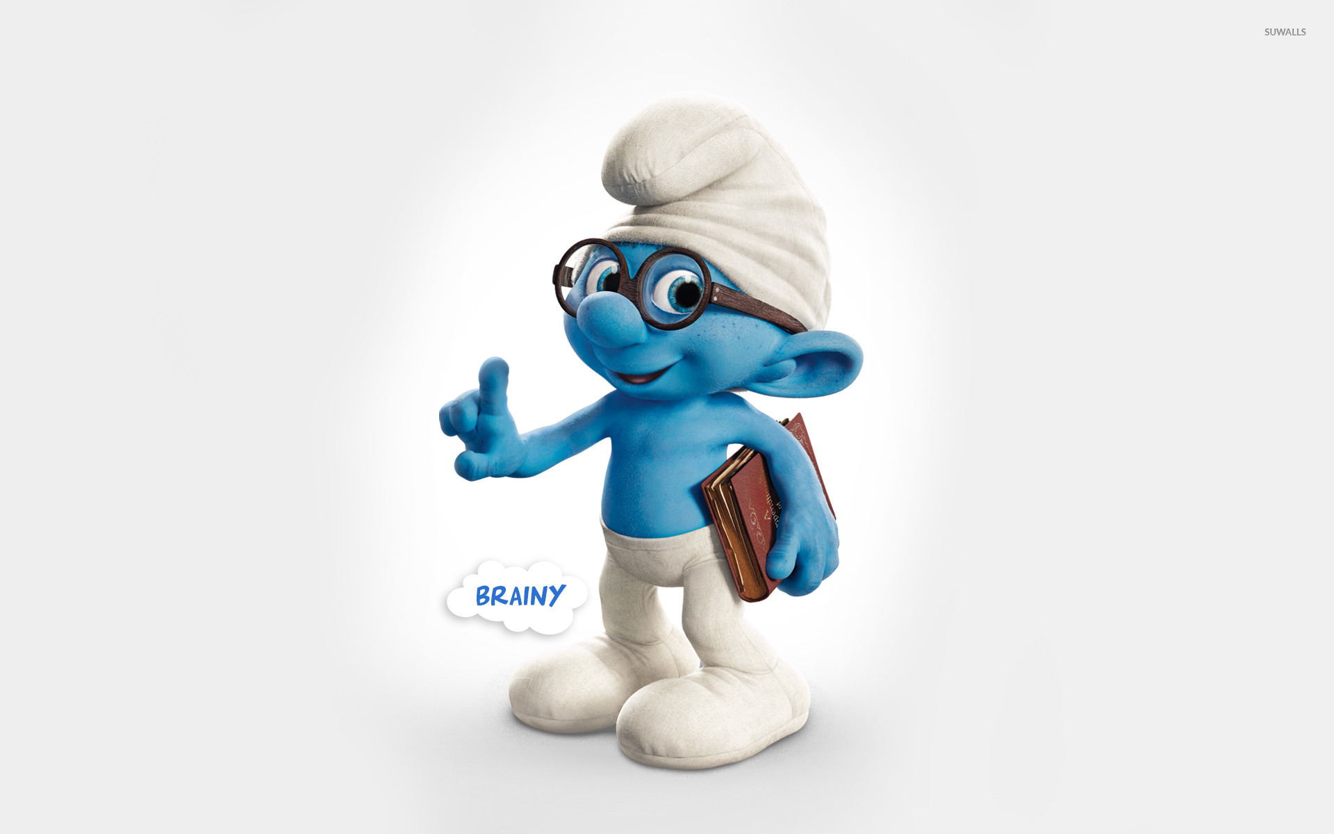 Brainy Smurfs 2 wallpaper