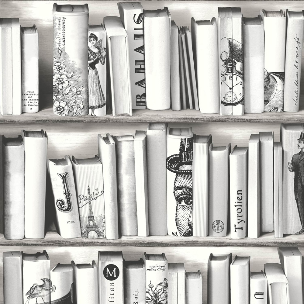 White Books Wallpaper