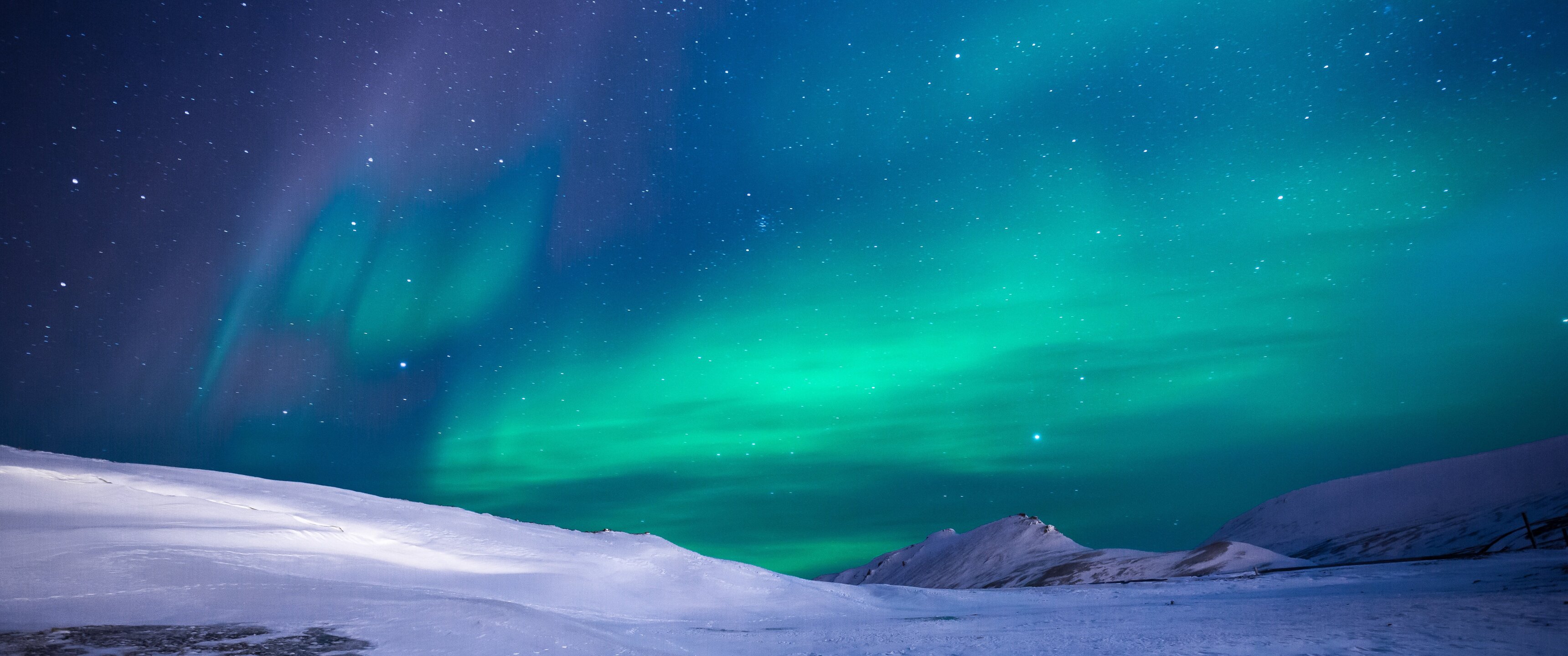 Aurora Northern Lights Stars 5k 3440x1440 Resolution HD 4k Wallpaper, Image, Background, Photo and Picture