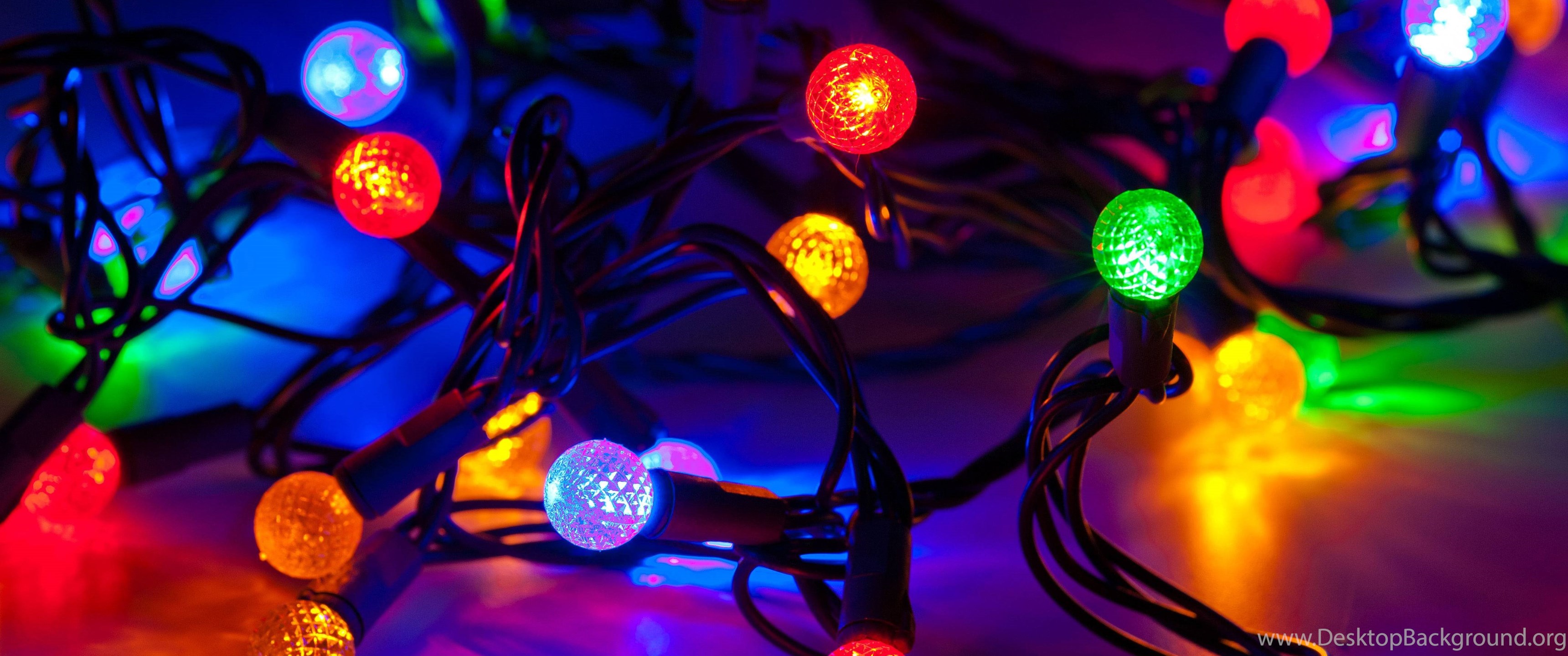 Christmas Lights Desktop Wallpaper Desktop Background