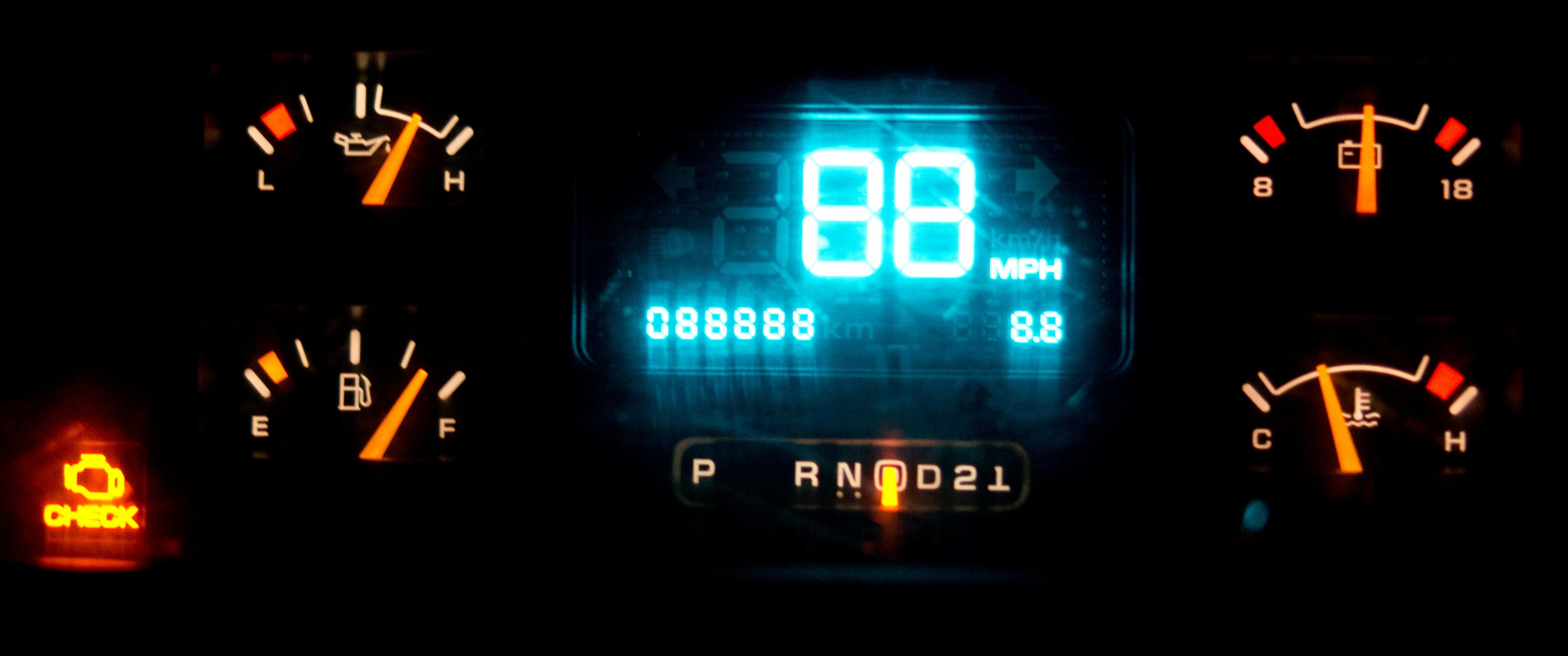 Wallpaper, car, vehicle, neon sign, christmas lights, dashboards, light, lighting, darkness, screenshot, 3440x1440 px, font, signage 3440x1440