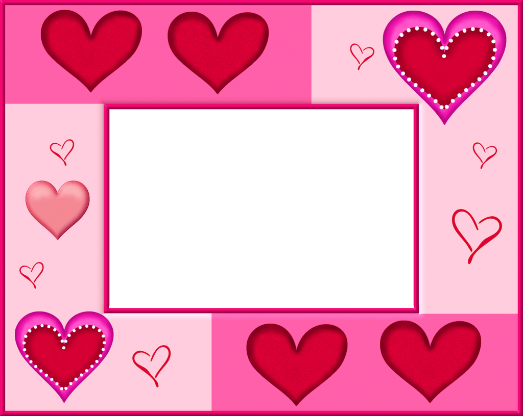 Valentines Day Heart Frame Png Image Kitty Background Png. Full Size PNG Download