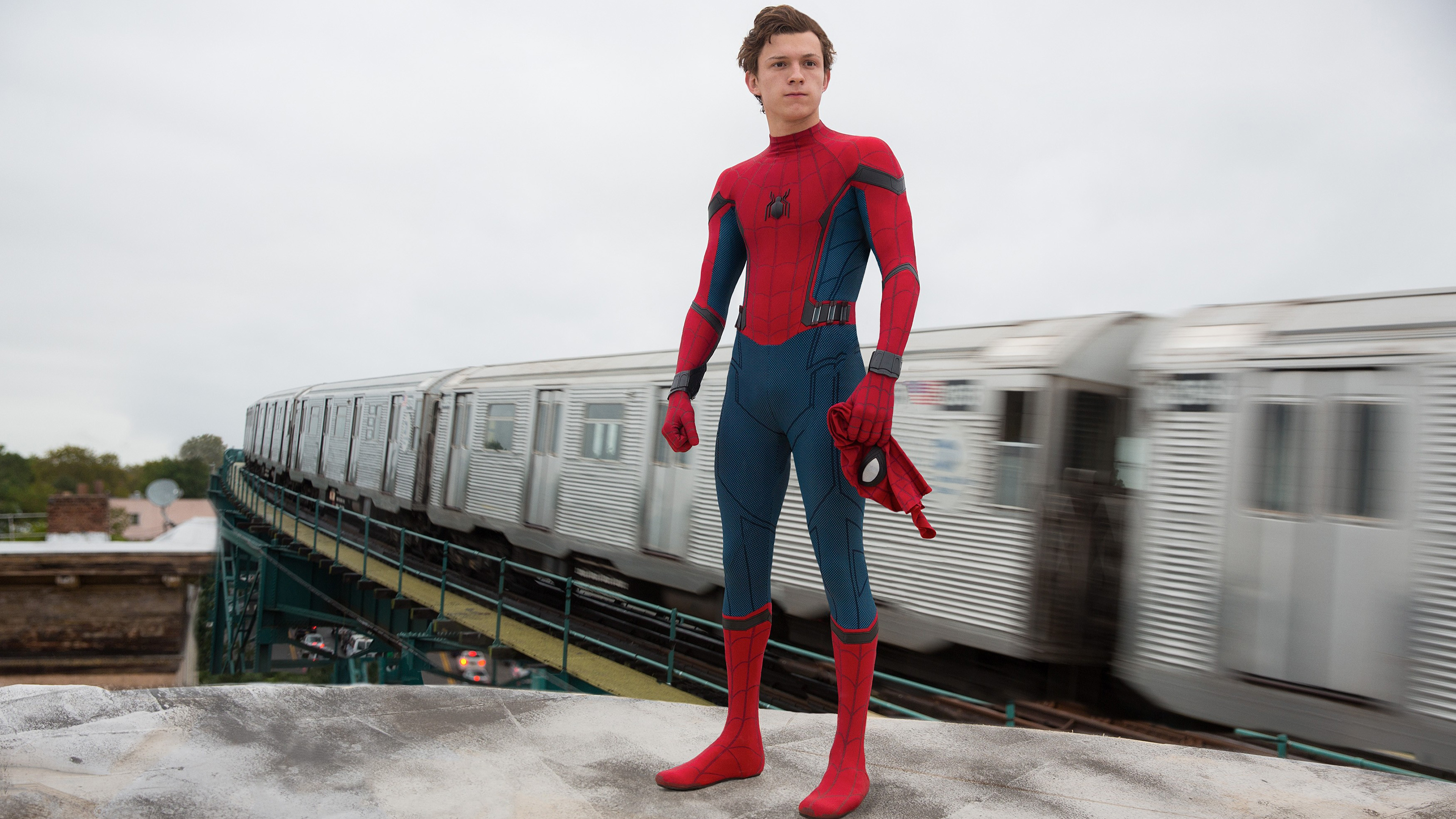 Wallpaper 4k Spiderman Homecoming Tom Holland 4k 2017 Movie Wallpaper