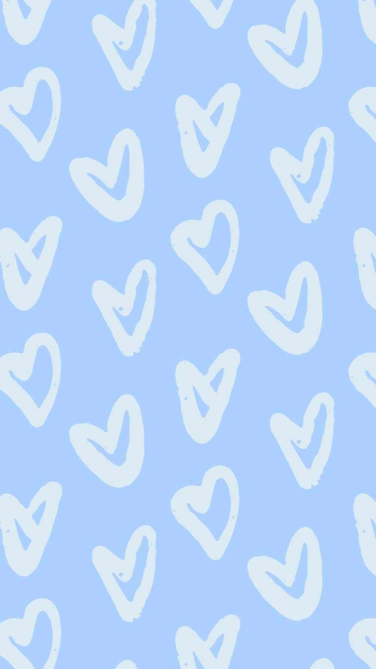 Blue aesthetic heart background  The Aesthetic Shop  Cute blue wallpaper Blue  background wallpapers Blue wallpaper iphone
