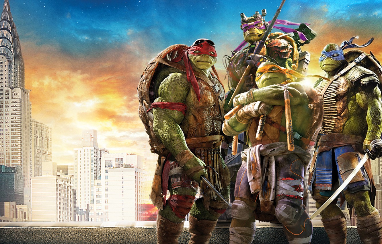 Wallpaper teenage mutant ninja turtles, TMNT, mike, leo, don, raph image for desktop, section фильмы