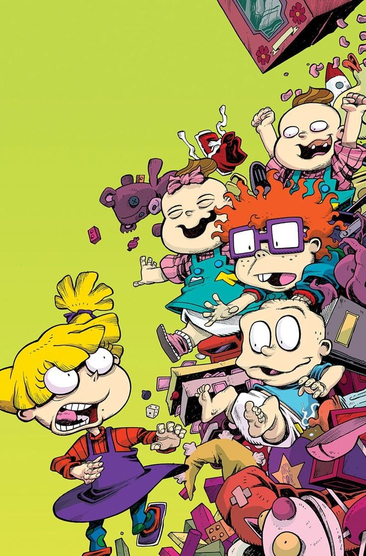 NickALive!: First Look At BOOM! Studios' Upcoming 'Rugrats' Comic Book Series. NickSplat. Nickelod. Cartoon Wallpaper Iphone, Rugrats Cartoon, Cartoon Wallpaper