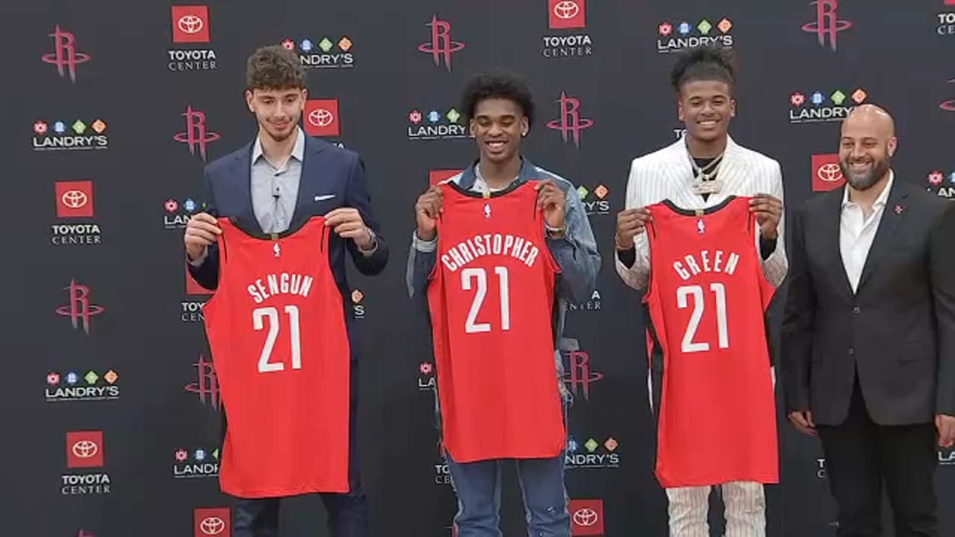 NBA Draft 2021: Rockets introduce Jalen Green and their 2021 draft class