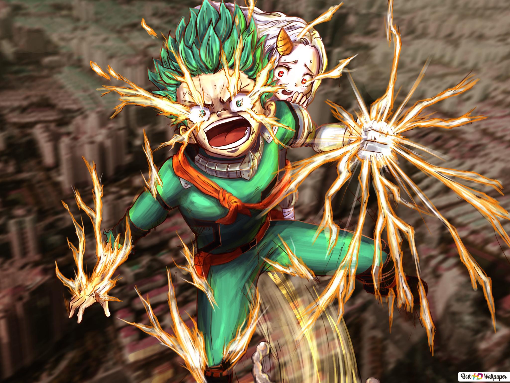 My Hero Academia Midoriya & Eri HD wallpaper download Hero Academia wallpaper