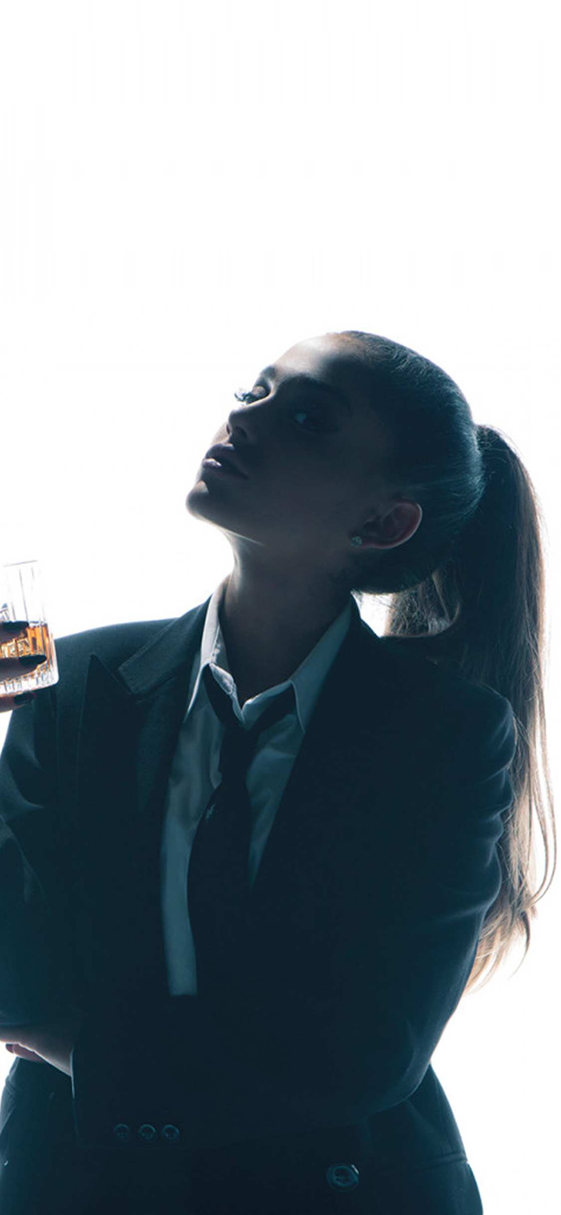 iPhone X wallpaper. music ariana grande girl music dark