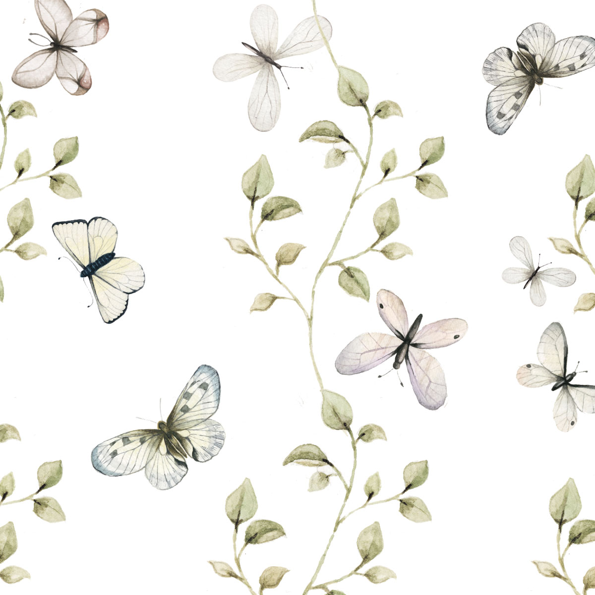 Butterflies Having Fun Wallpaper.com Wallstickers And Wallpaper Online Store