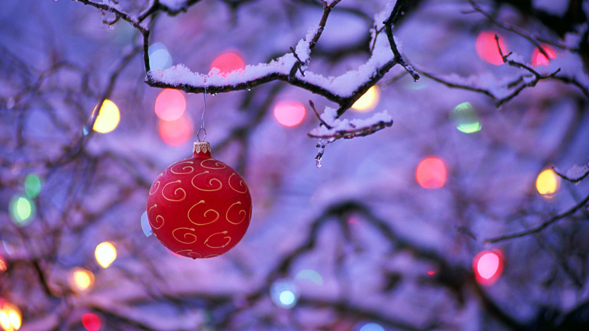 Desktop Wallpaper Christmas, Decorations, Lights, Ball, Bokeh, Winter, 2017, HD Image, Picture, Background, E61276