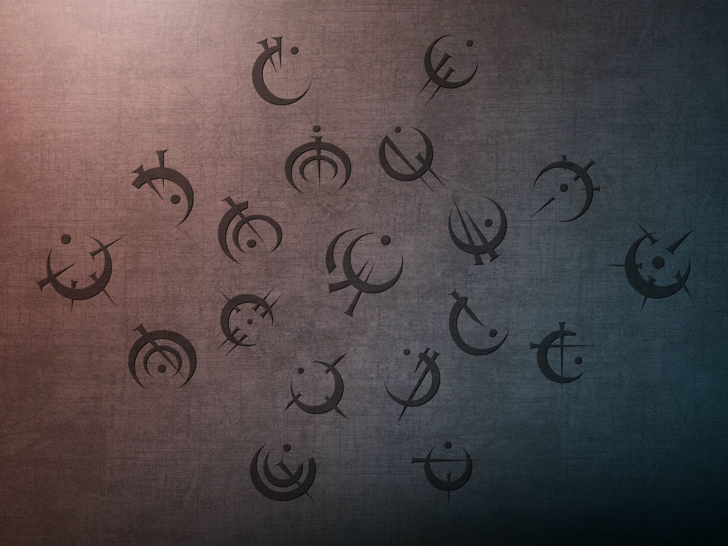 I made a wallpaper with the Allomantic symbols