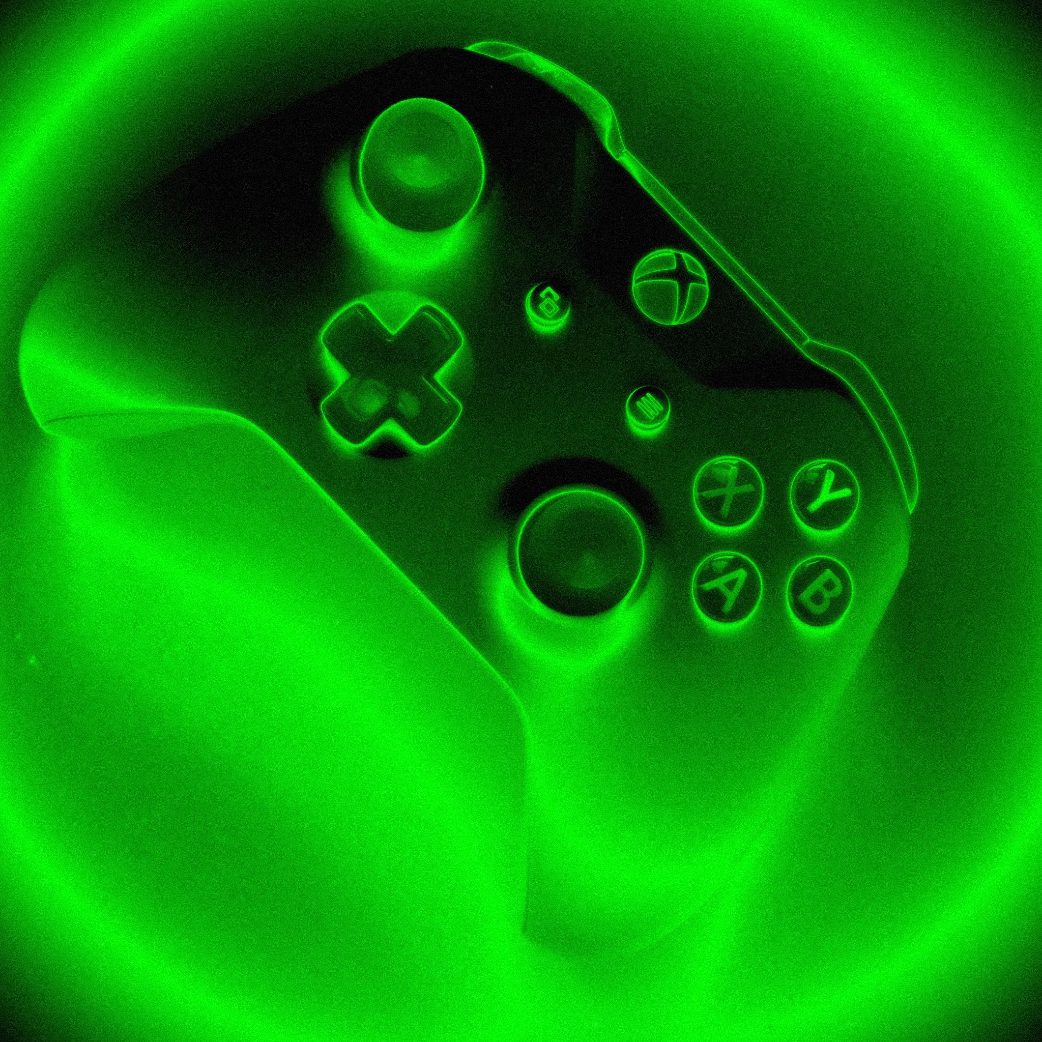 Neon Xbox green classy