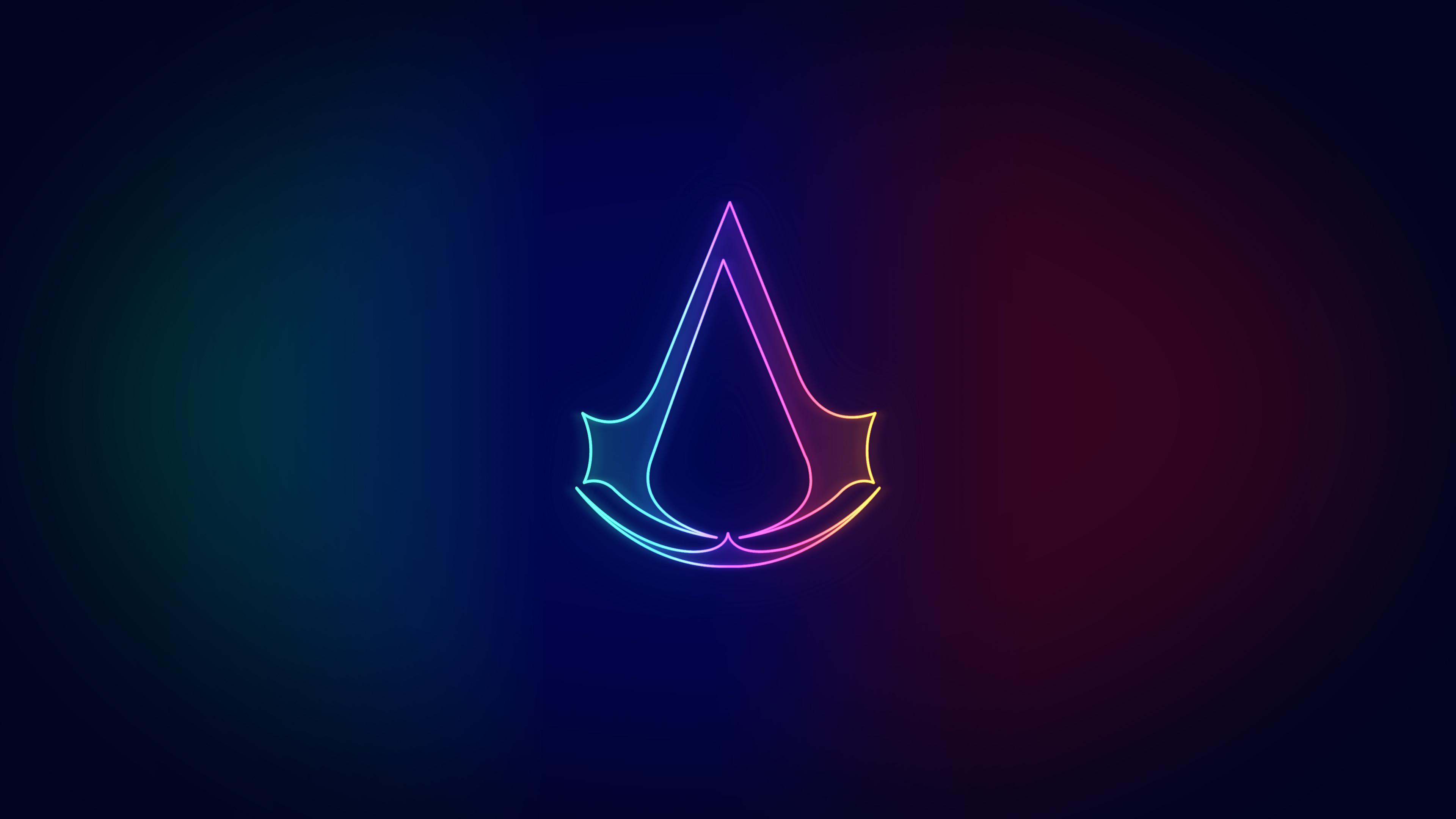 Assassins Creed Neo Logo 4k, HD Games, 4k Wallpaper, Image, Background, Photo and Picture