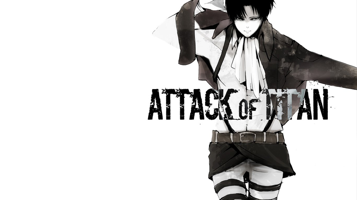 Levi Black And White Wallpapers Wallpaper Cave