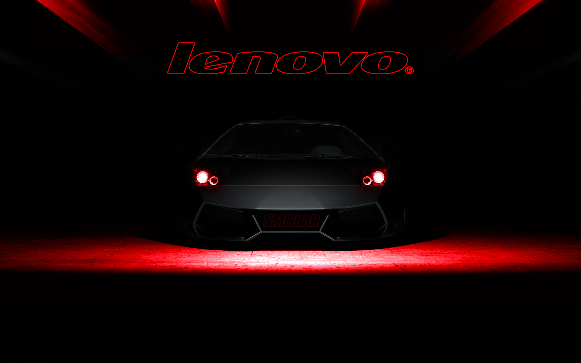 Red Lenovo Wallpaper HD