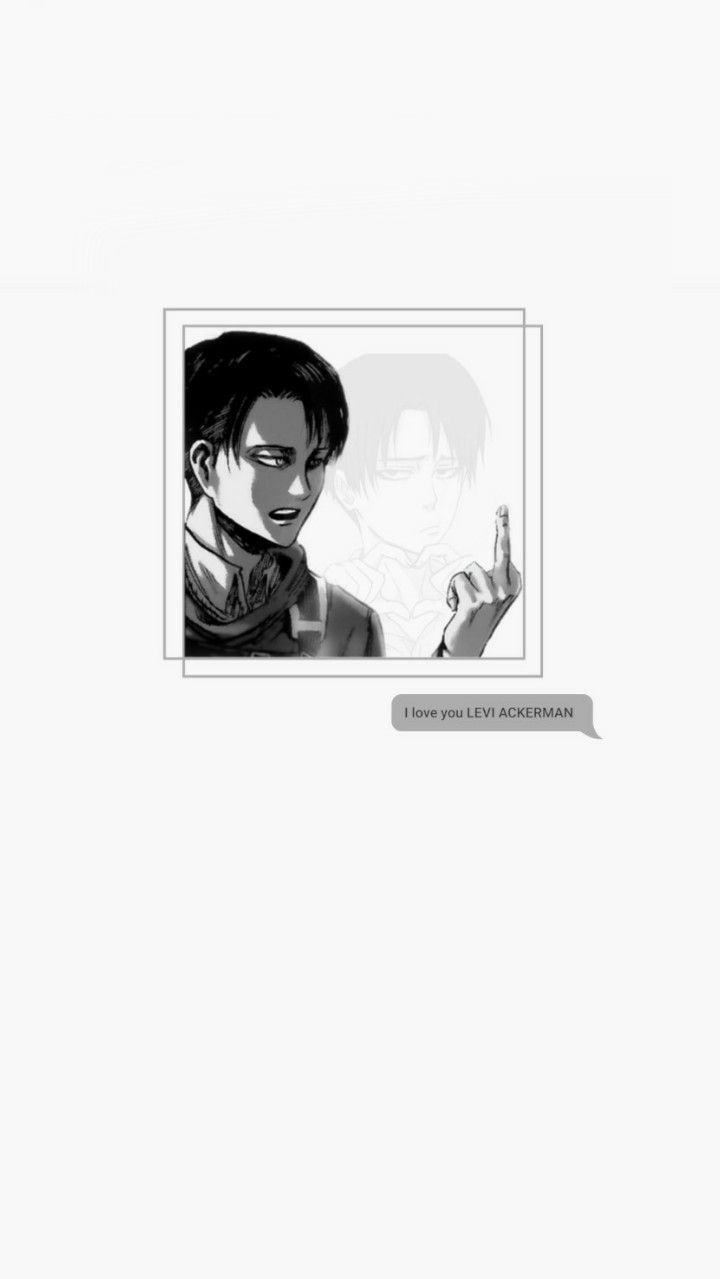 Levi Black And White Wallpaper