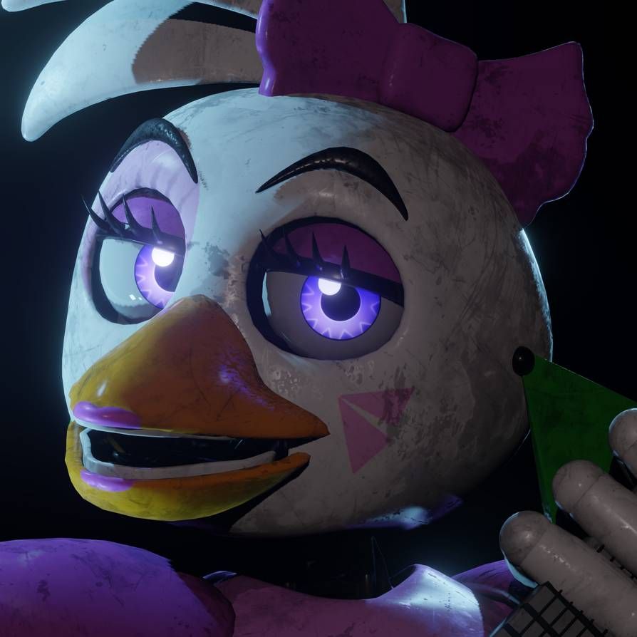 Blender Glamrock Chica Icon by MisterioArg. Fnaf art, Fnaf wallpaper, Fnaf photo