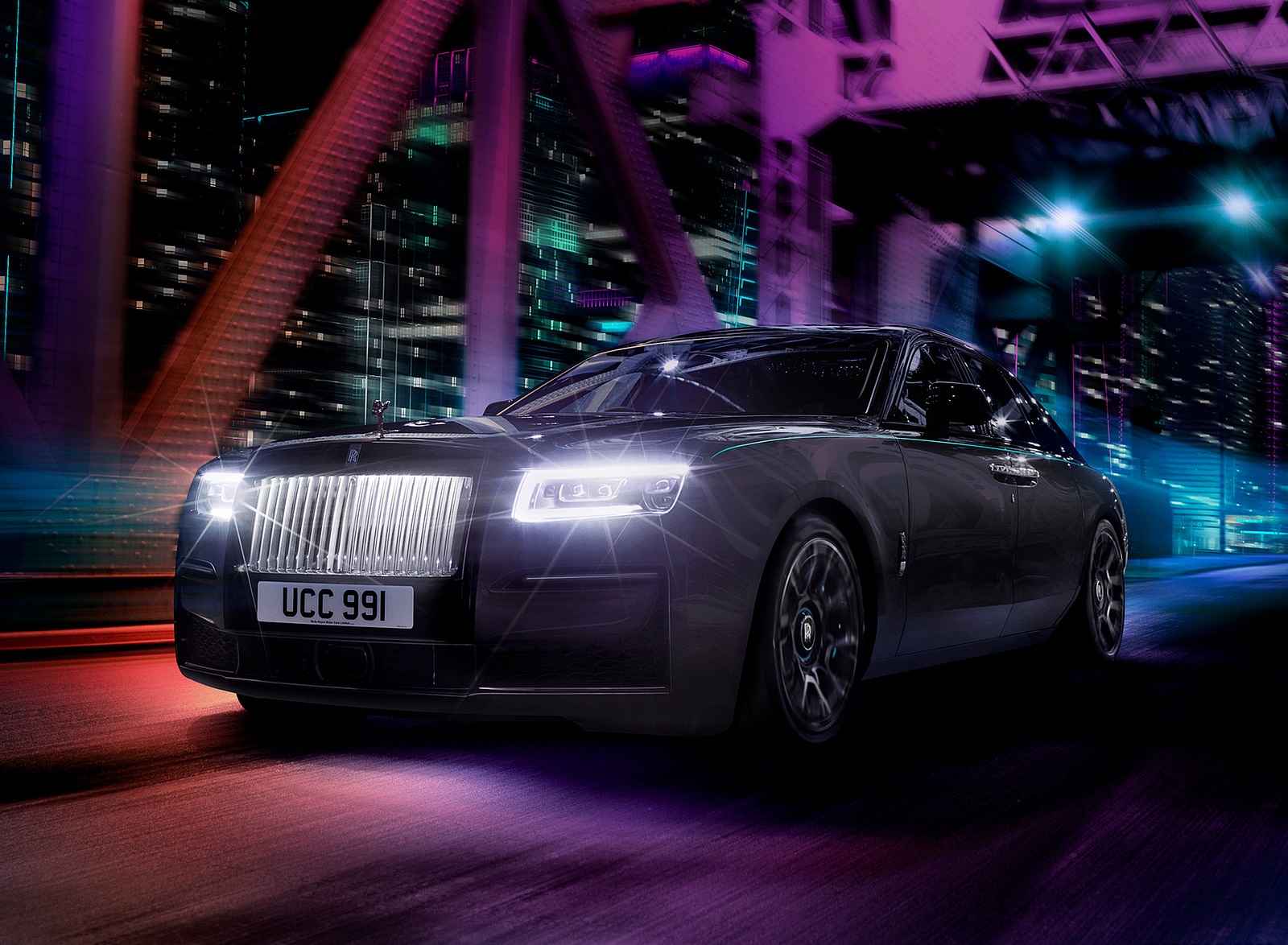 2022 Rolls Royce Ghost Black Badge Wallpaper (HD Image)