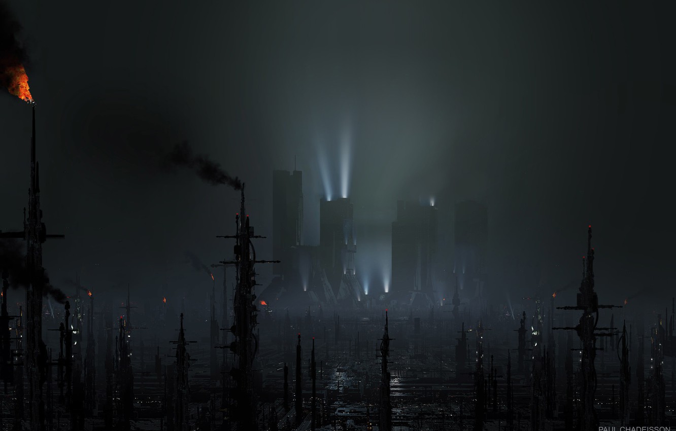 Wallpaper torch, megapolis, could, BLADE RUNNER Black Out - for desktop, section рендеринг