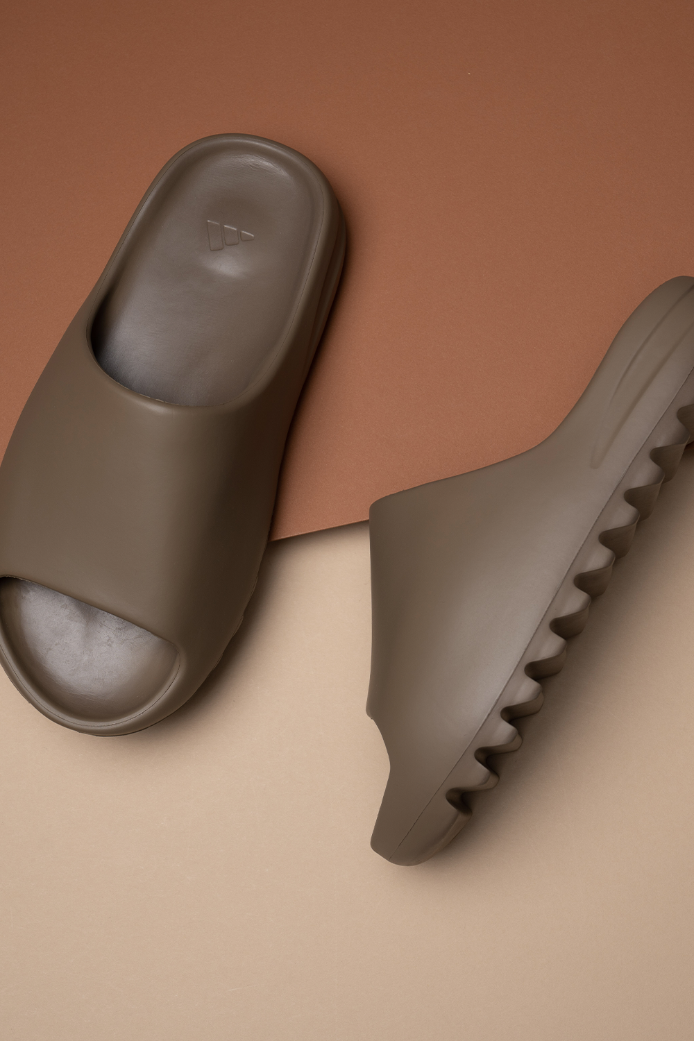 Yeezy Slide Earth Brown Goods. Hype shoes, Fashion slippers, Aesthetic shoes