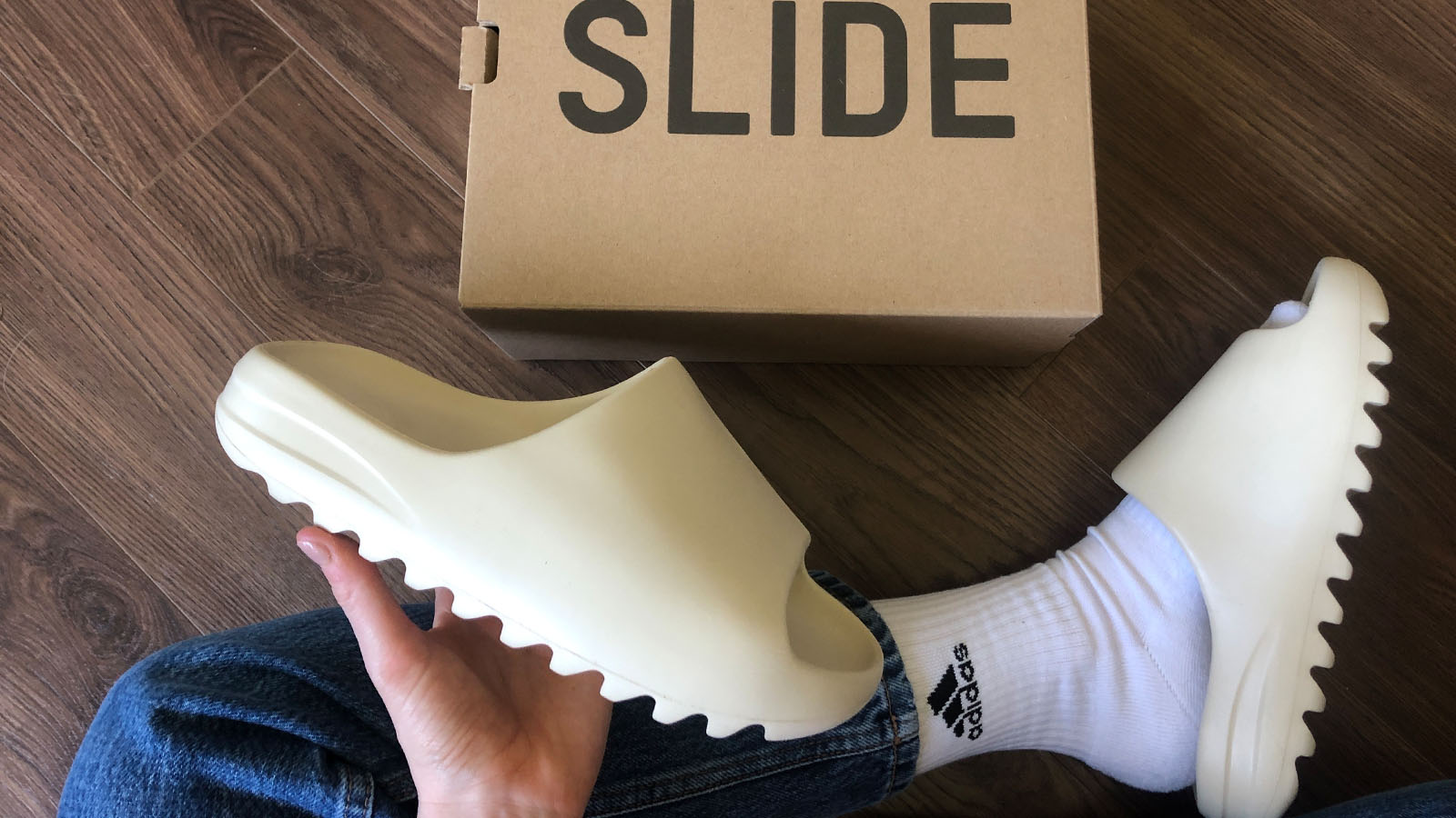 adidas Yeezy Slide Bone Sneakers From Tom
