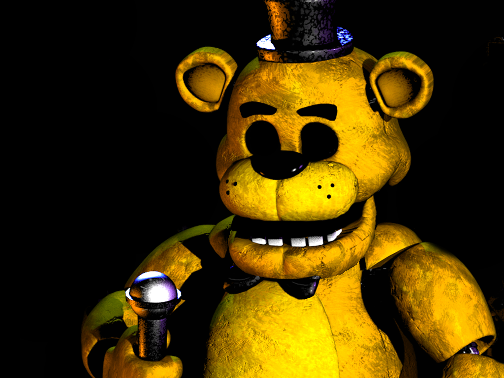 Free download FNAF Golden Freddy Fanmade by FreddyFredbear 1024x768 for you...