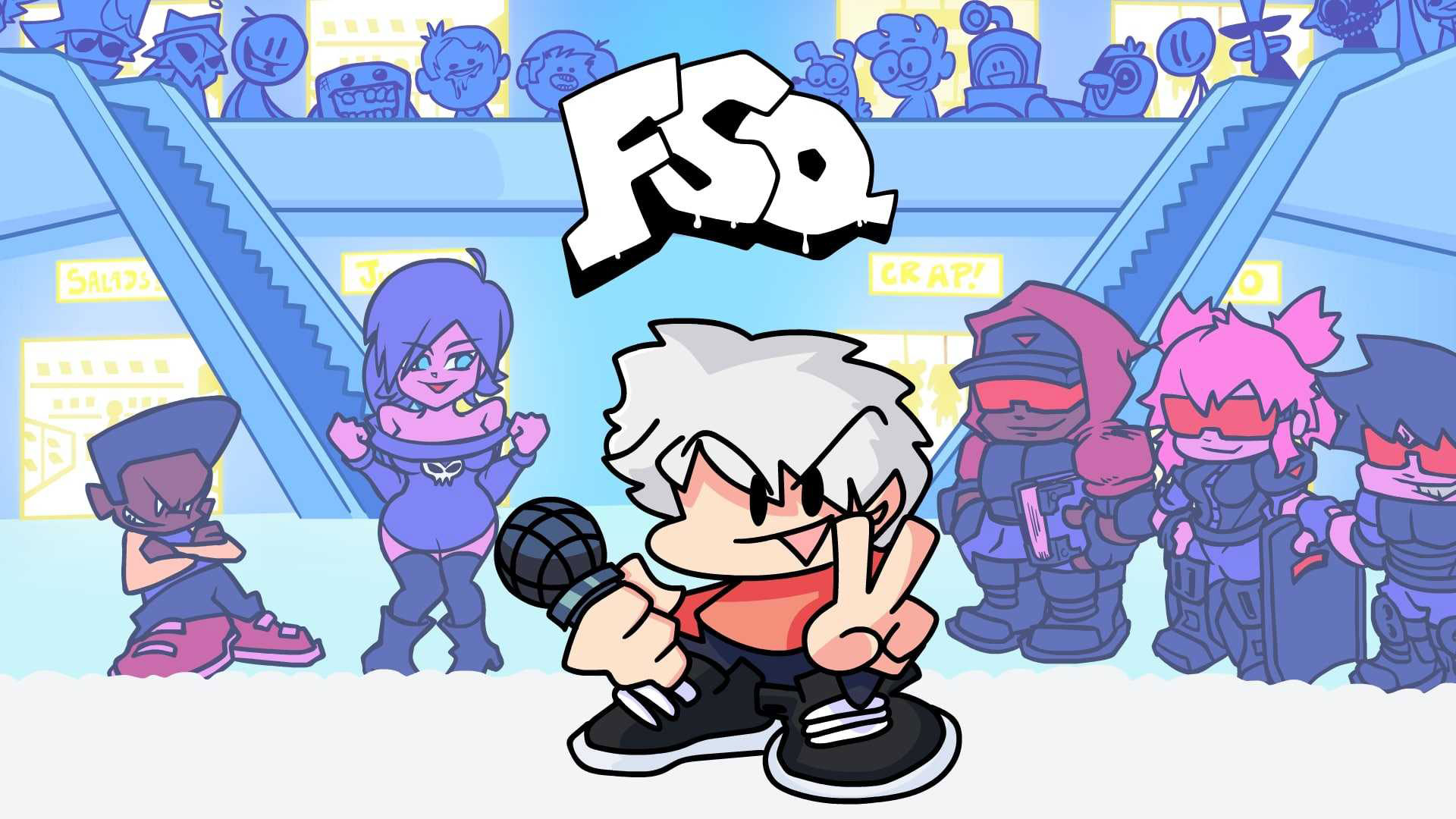 Friday Night Funkin FSQ Wallpaper • Wallpaper For You HD Wallpaper For Desktop & Mobile