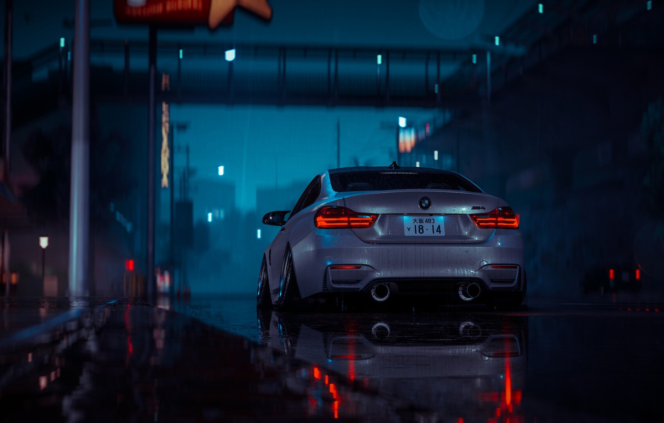 Wallpaper Auto, Night, The Game, BMW, Machine, Car, NFS, Sports Car, F BMW M Need For Speed Transport & Vehicles, Lil Shaply, By Lil Shaply, BMW M4 (F82), 18 14 Image For