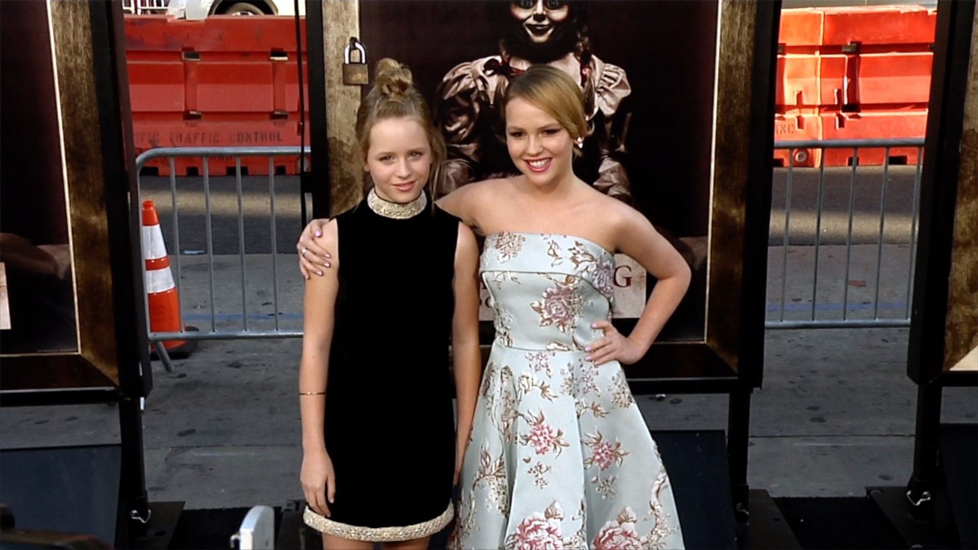 Lulu Wilson and Talitha Bateman Annabelle: Creation Premiere