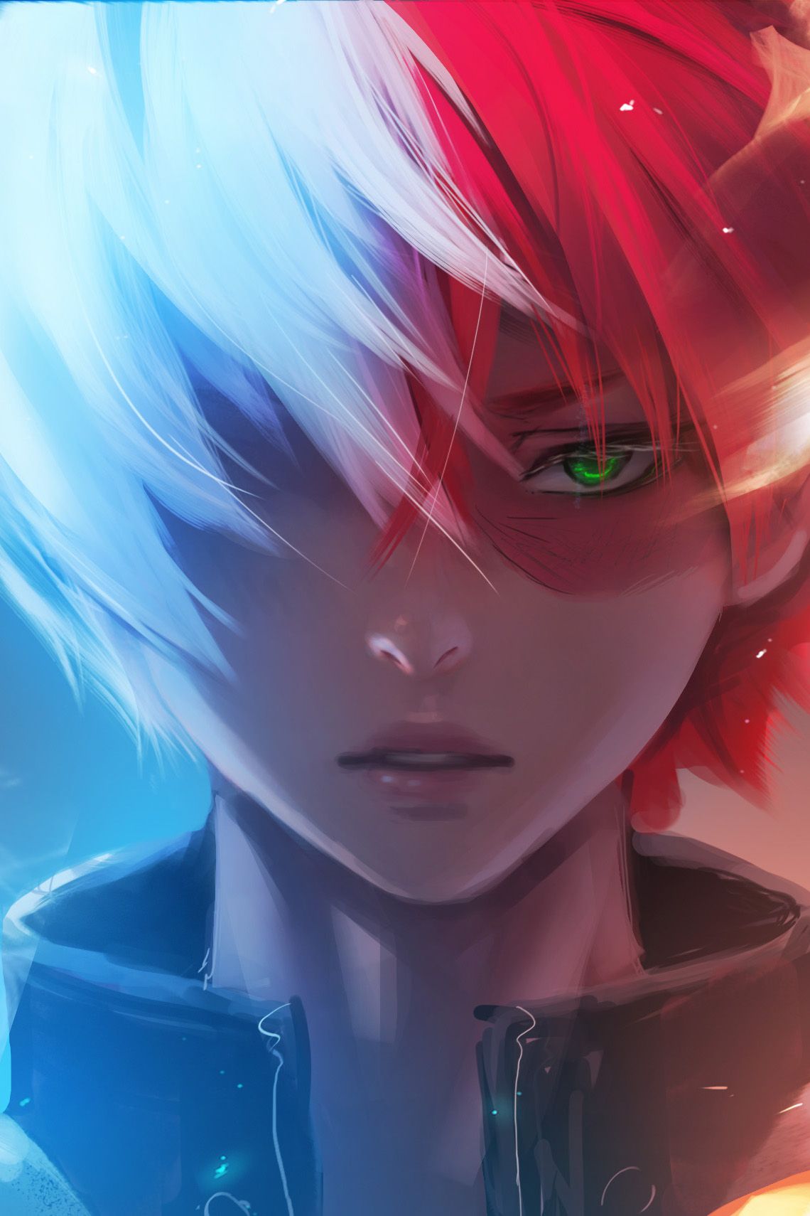 Shoto Todoroki. Anime wallpaper iphone, Anime wallpaper, Anime