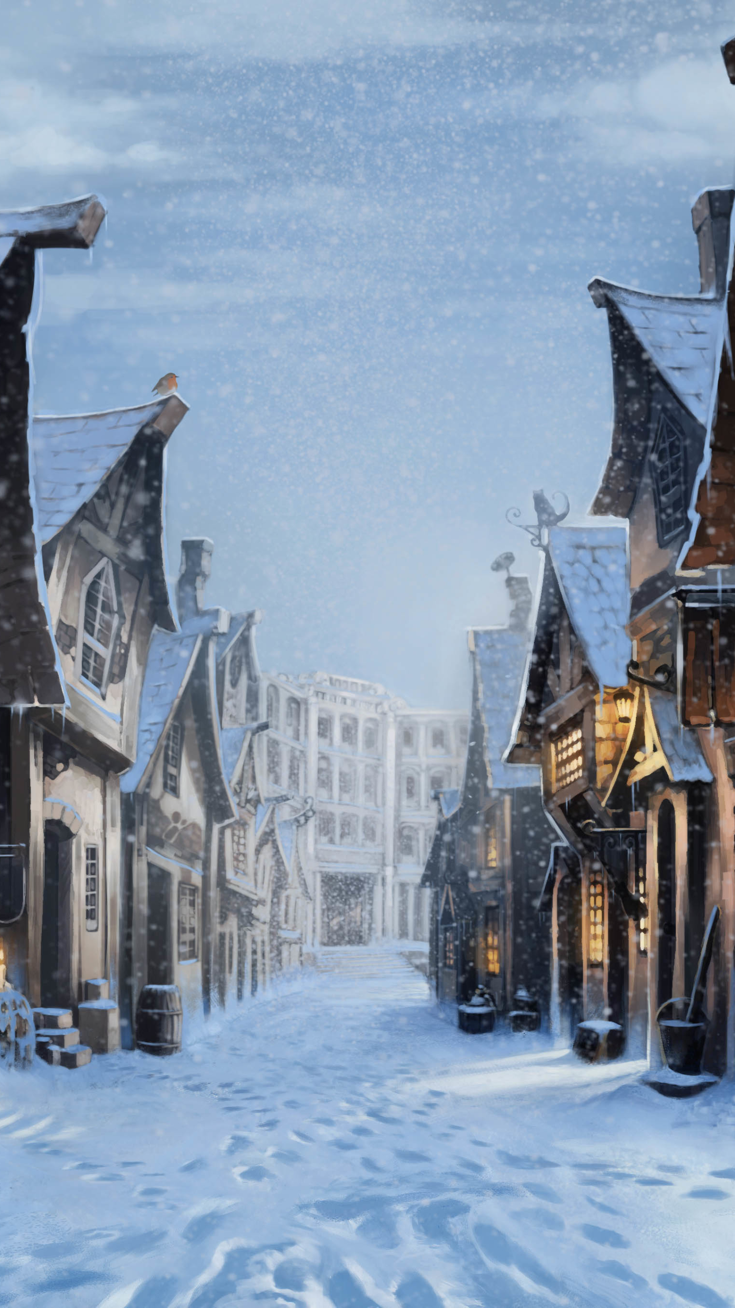 Hogwarts castle winter HD wallpapers | Pxfuel