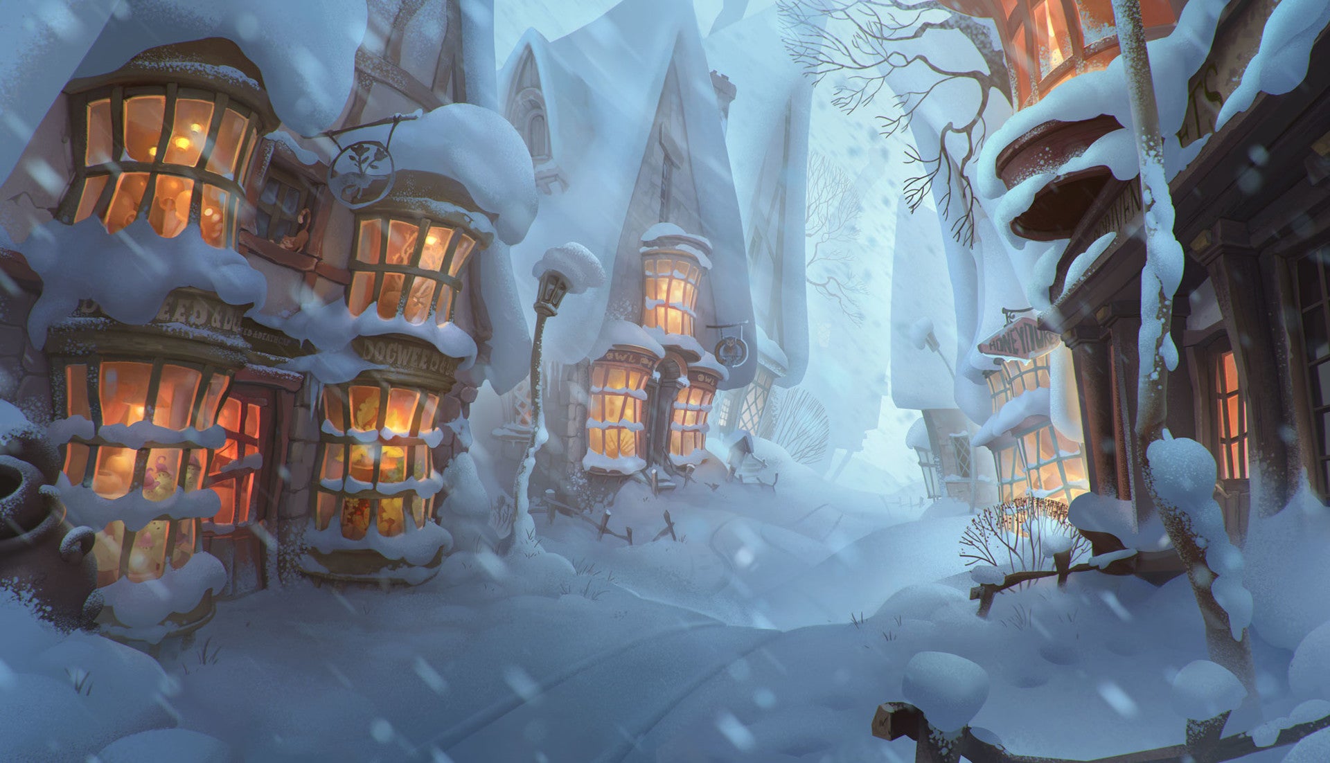 Winter is coming to Hogsmeade!